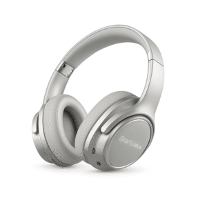 HeadPhone StartListen Pro X | Cancelamento de Ruído Ativo e Áudio Hi-Fi Imersivo em Preto e Prata