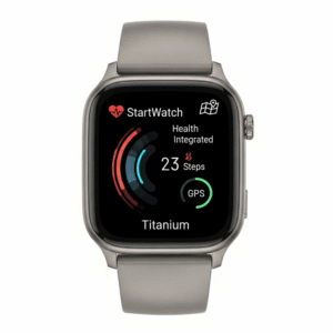 SmartWatch StartWatch Horizon | Saúde Avançada, GPS Integrado e Tela AMOLED Vibrante em Titânio, Prata e Ouro Rosê